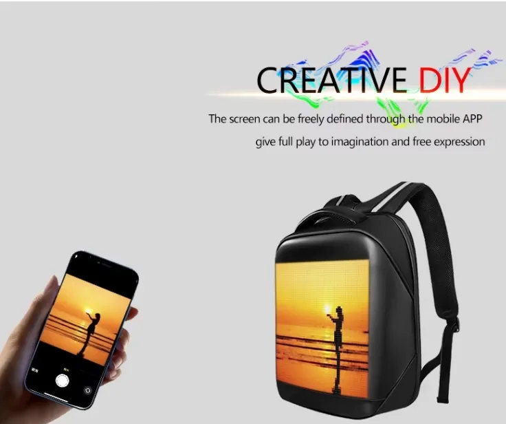 Design Mochila LED