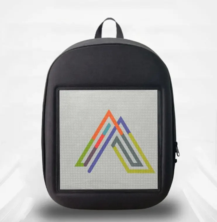 Personalize o Módulo de Luz LED para Mochila Tela LED 250*250mm P3.75 Mochila LED Inteligente WiFi Interna Painel de Exibição LED