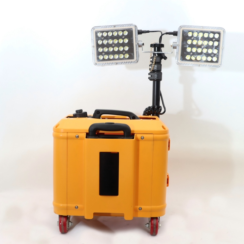 Conjunto de Gerador Móvel Portátil para Iluminação de Emergência em Veículos
