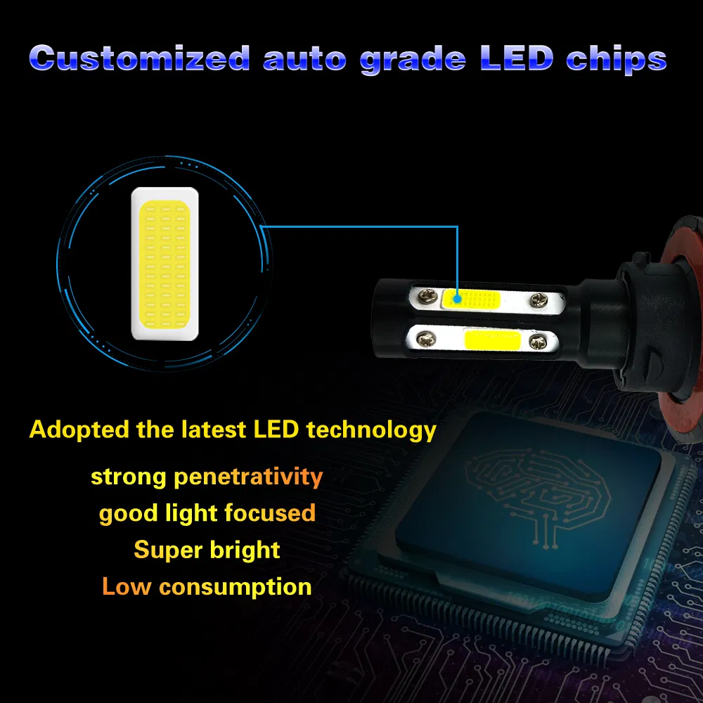 Luz Frontal LED V7 Detalhe 6