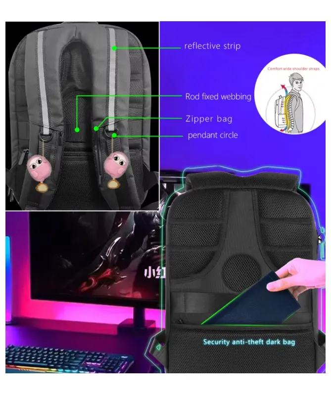 Mochila LED Programável