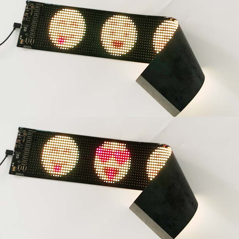 Painel de LED RGB Controlado por APP para DIY Display Publicitário