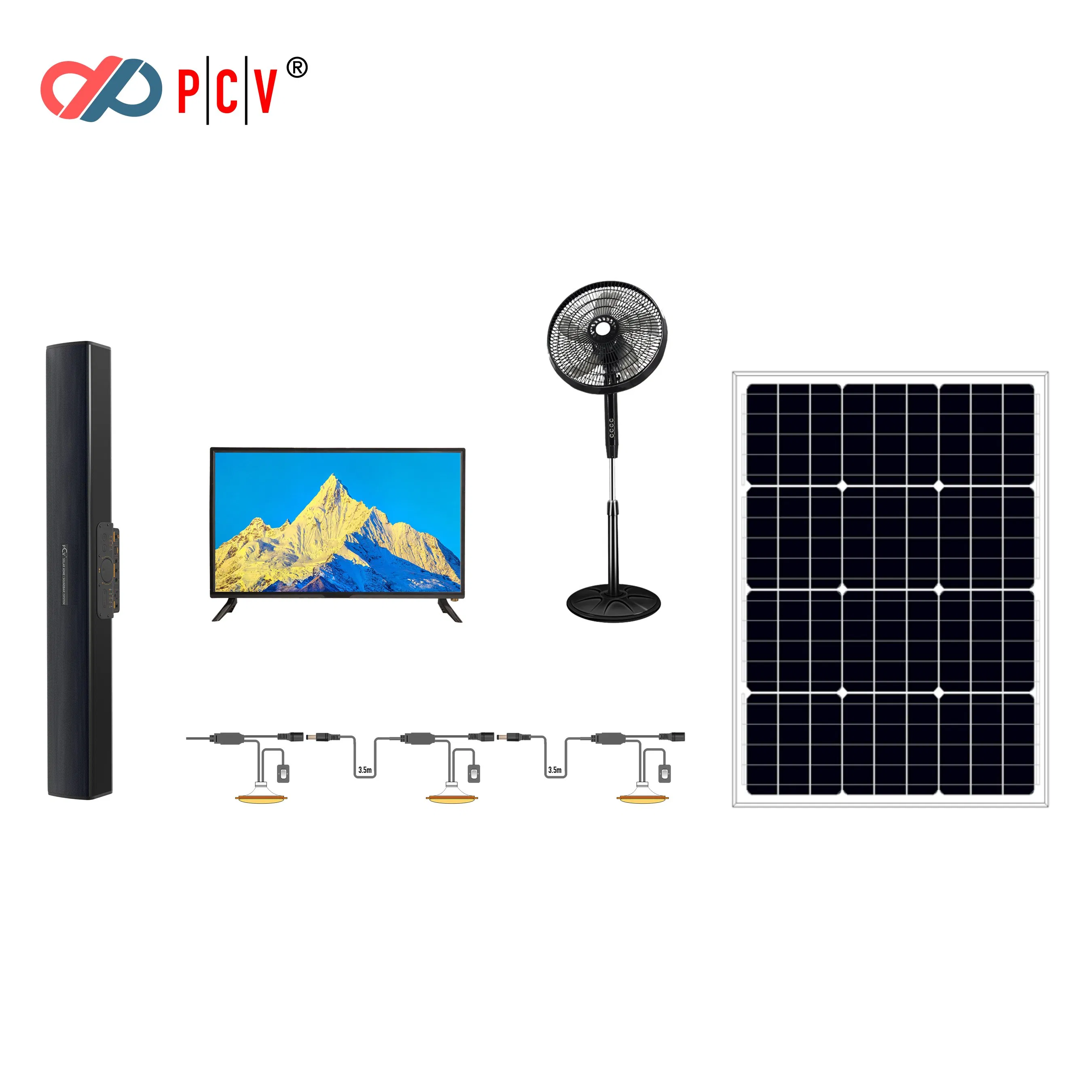Olá Som Hi-Fi Super Bass Sem Fio Ipx5 À Prova D'Água Exterior Motocicleta Bicicleta Banco de Energia Estéreo Portátil Sistema de Iluminação Solar para Casa