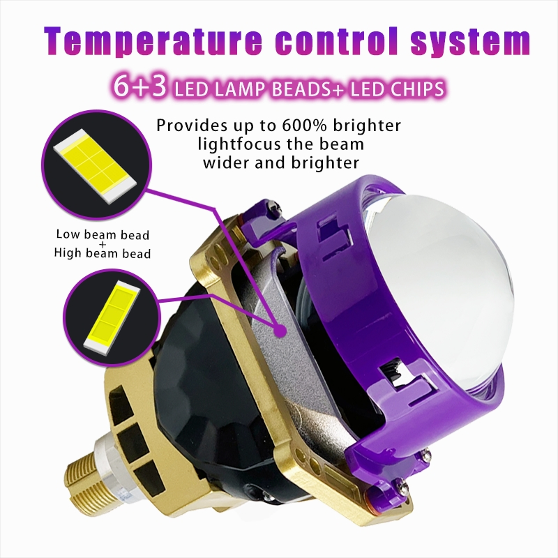 Personalizar Lente Projetora de Farol LED Super Brilhante com Super Rejeição de Calor para Veículo Comercial de Transporte