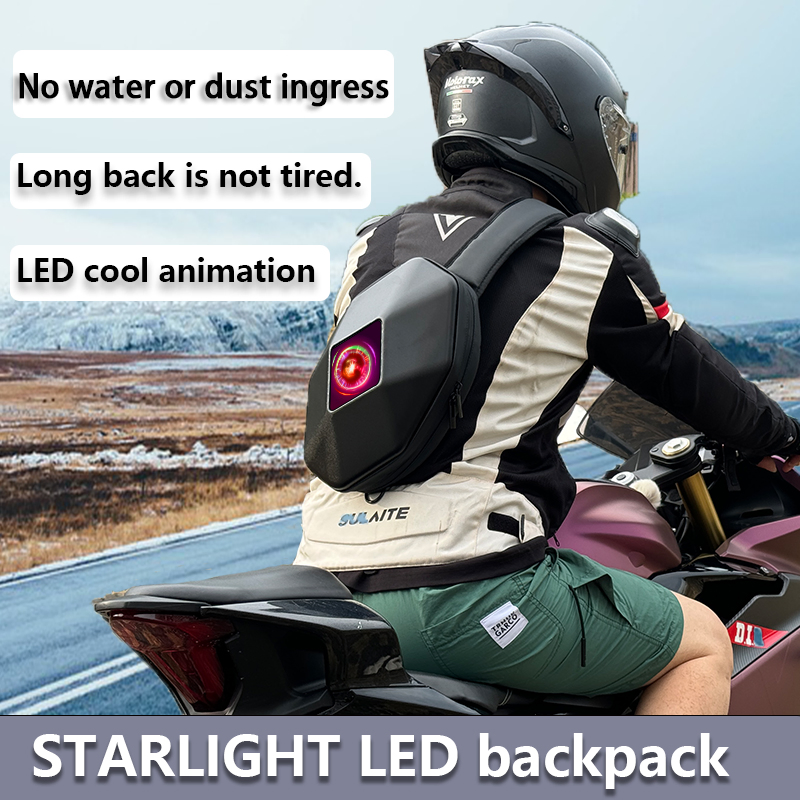 Mochila de Moda Starlight Rider com Display LED Inteligente