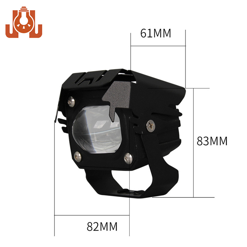 Farol LED auxiliar para motocicleta, luz indicadora modificada para motocicletas, caminhões e veículos off-road