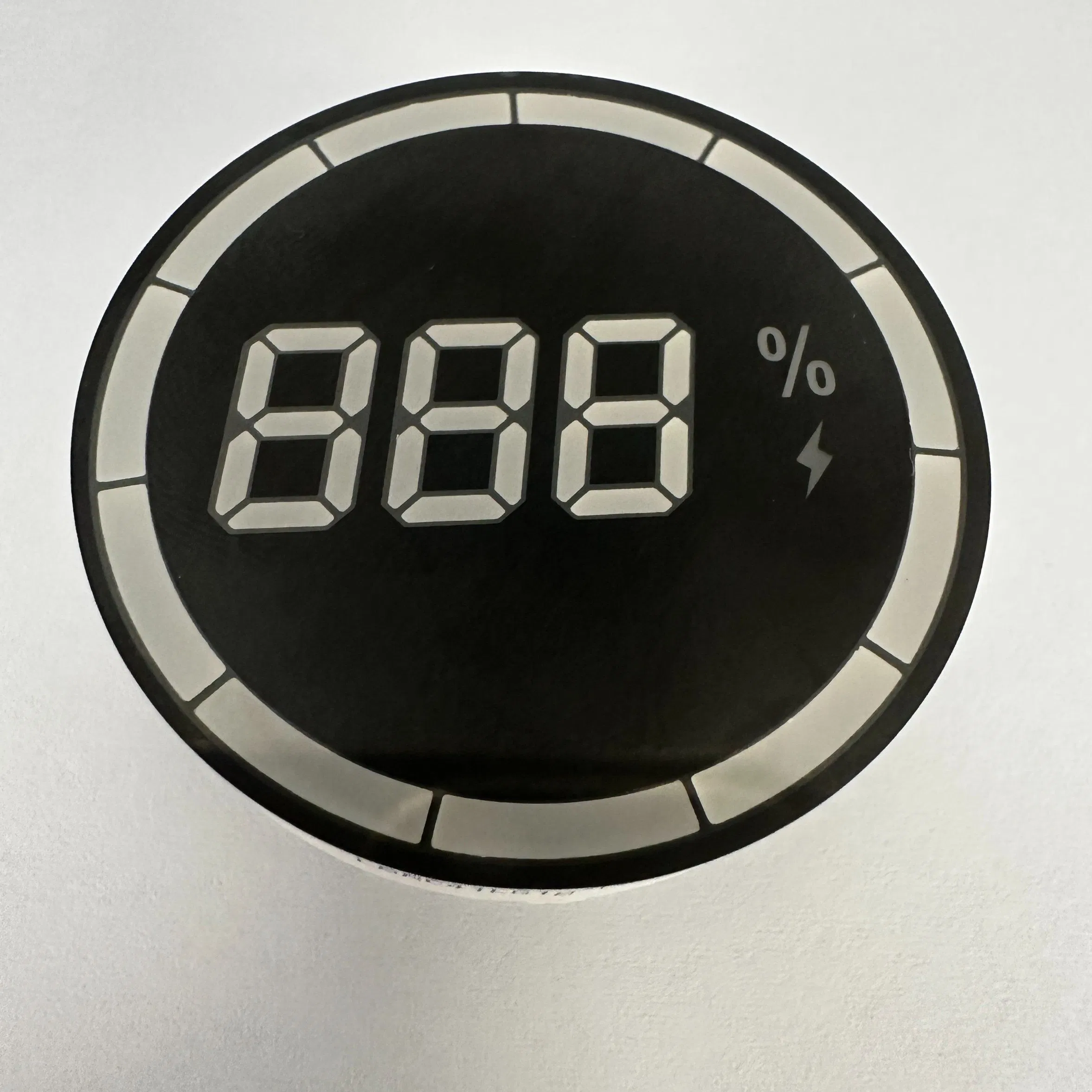 Display LED Digital Ultra Branca Brilhante 3 para Carregador de Veículo Elétrico