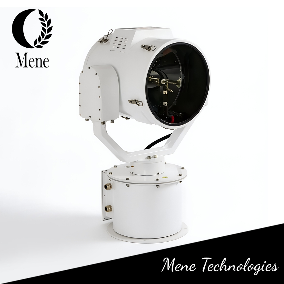 Lanterna de Busca Marinha Xenon LED Halógena Opcional IP66 3000W Lanterna de Busca para Navegação Noturna em Canal de Navios e Costeira