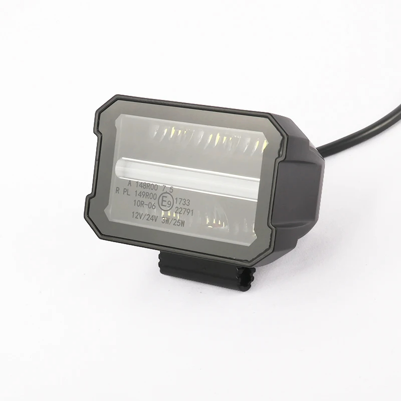 Spotlight LED para Veículo Offroad Luz de Carro 12V Barra LED 24V 4X4 luz de trabalho auxiliar DRL de cor dupla com duas fileiras de LED