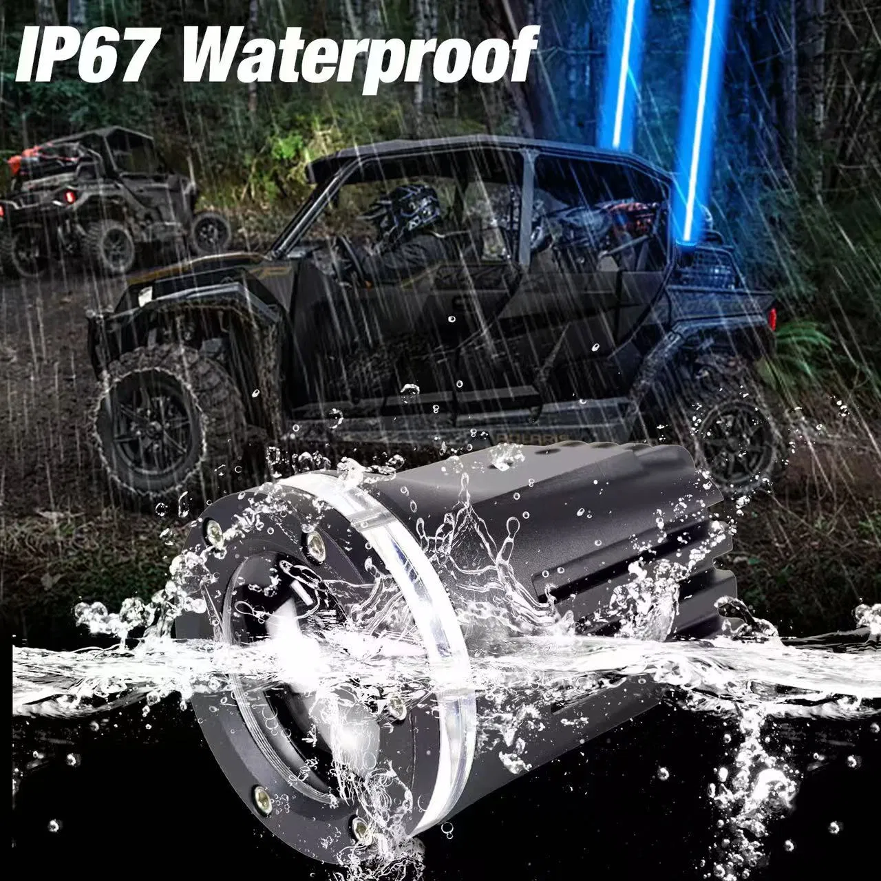 Lanterna LED a laser para caminhão pesado off-road, luz a laser para mineração