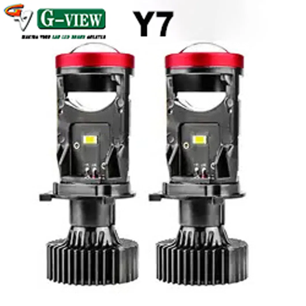 Farol de lâmpadas LED do sistema de iluminação Y6 Y7Auto Y6 com vista G. Iluminação LED para faróis LED carros Y7