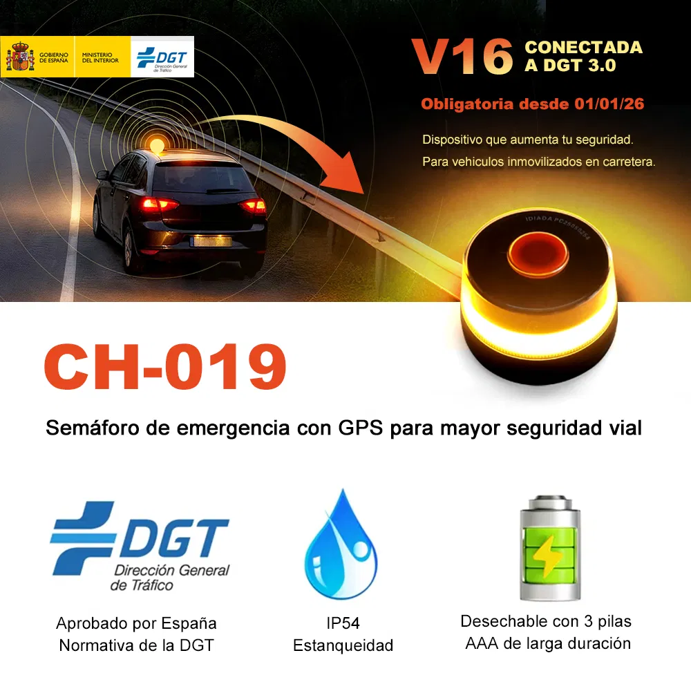V16 Luz Emergência
