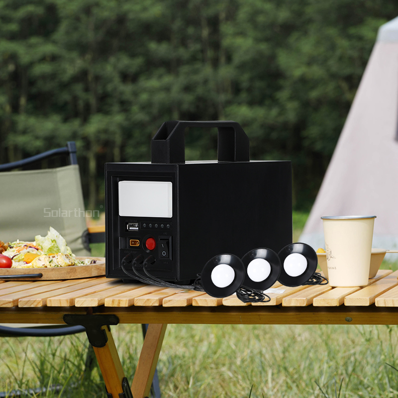 Sistema Solar Eficiente 60W para Aventuras ao Ar Livre