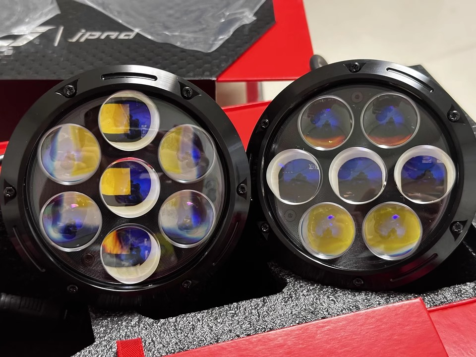Faróis de Motocicleta, Lâmpadas de Neblina LED Amarelas e Brancas, Sistemas de Iluminação para Motocicletas