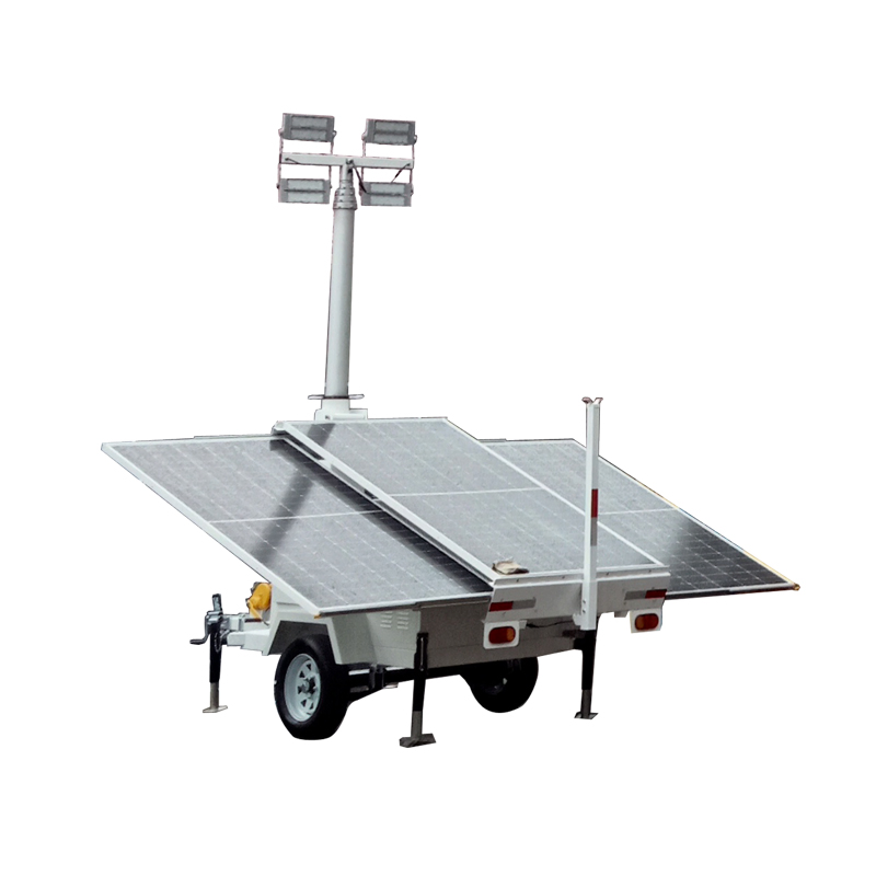 Sistema de Iluminação Móvel Solar de LED de Alto Desempenho 150W
