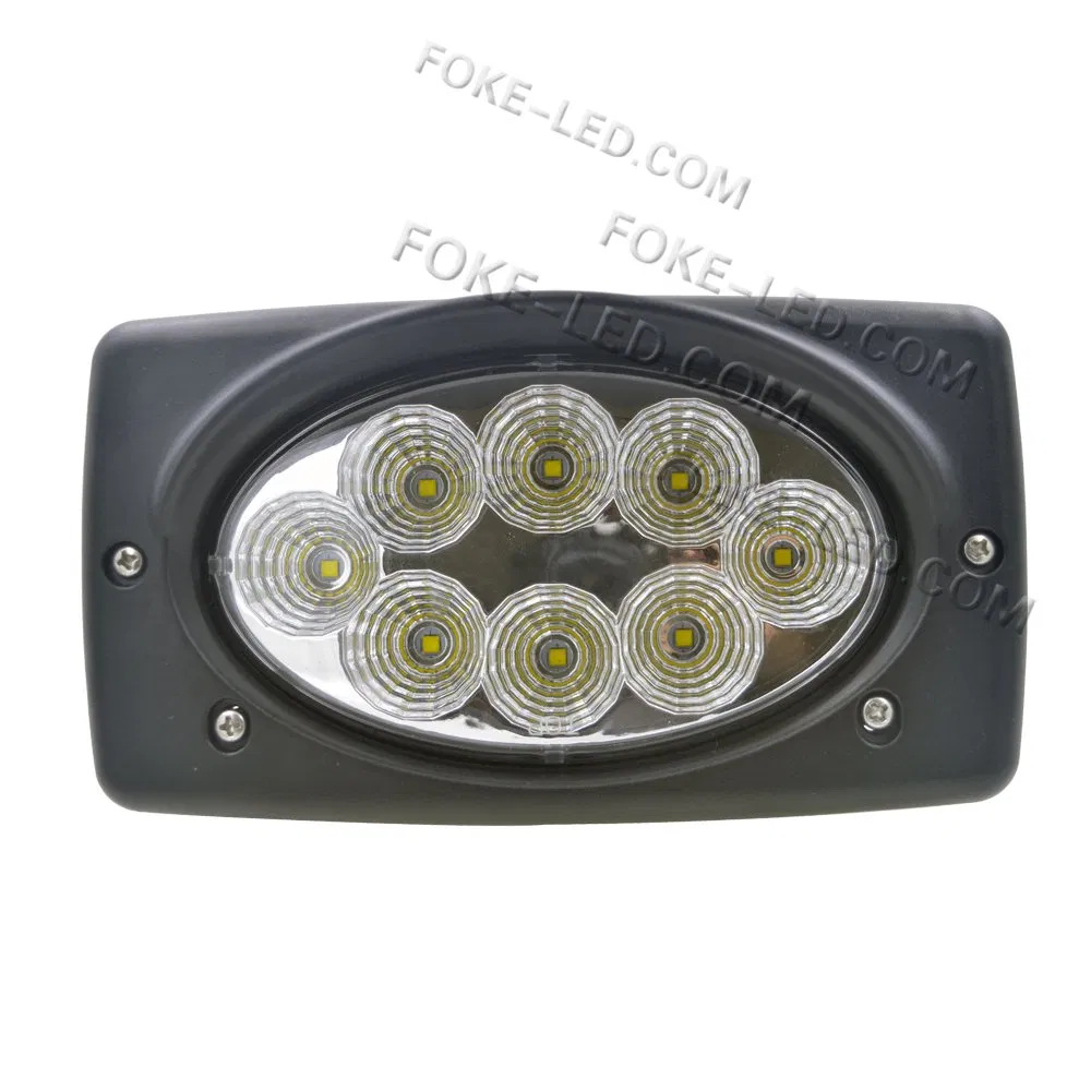 40W Luzes LED Agrícolas Foke para Veículos de Agricultura para Tratores Luz de Trabalho Inundante para Tratores