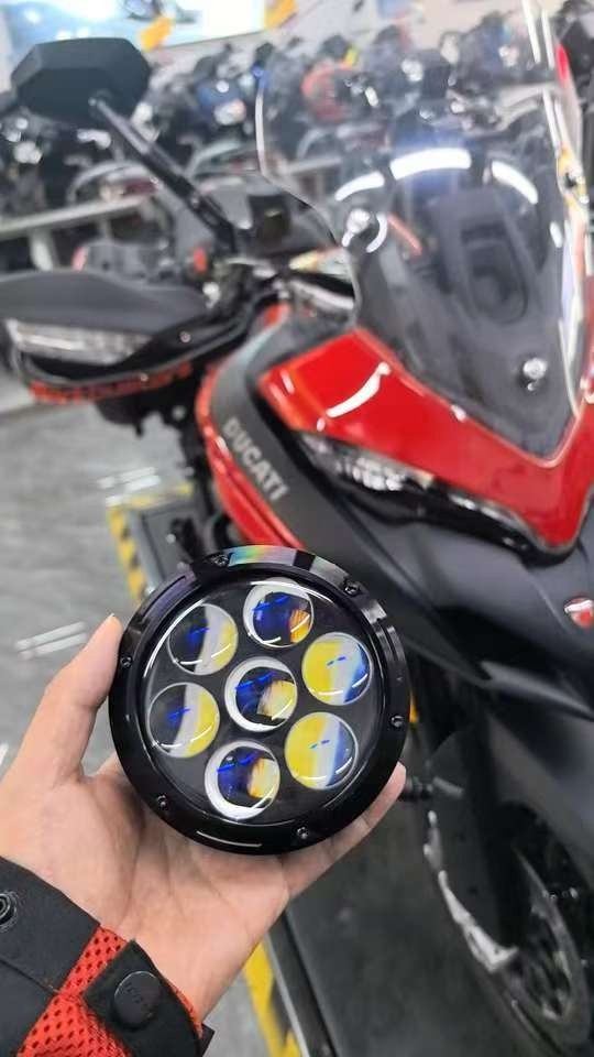 Faróis de Motocicleta, Lâmpadas de Neblina LED Amarelas e Brancas, Sistemas de Iluminação para Motocicletas