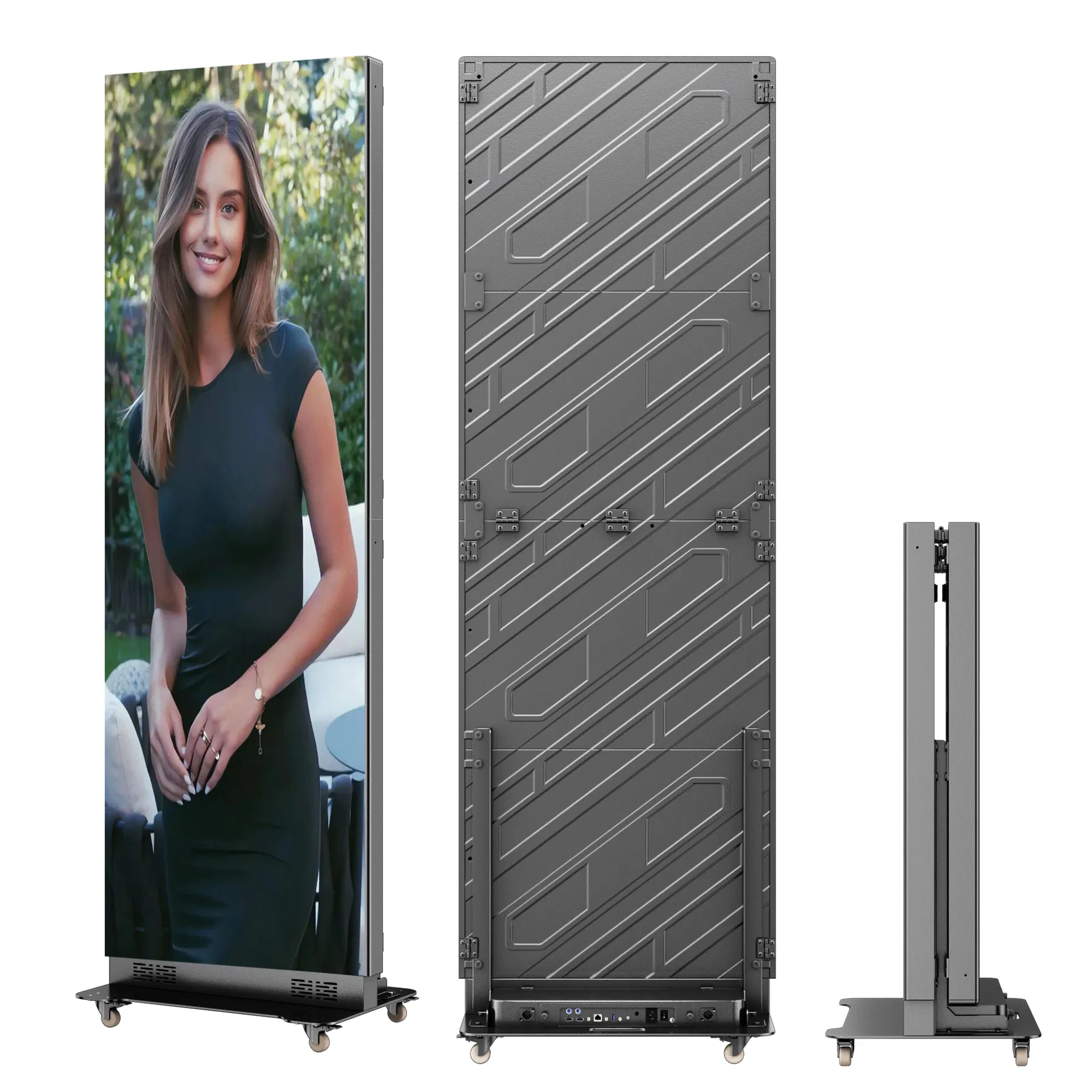 Display LED inteligente sem fio de alta luminosidade para publicidade em lojas