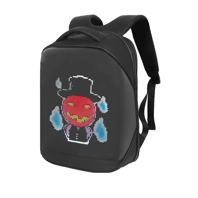 Mochila com Tela LED Programável Colorida para Exterior