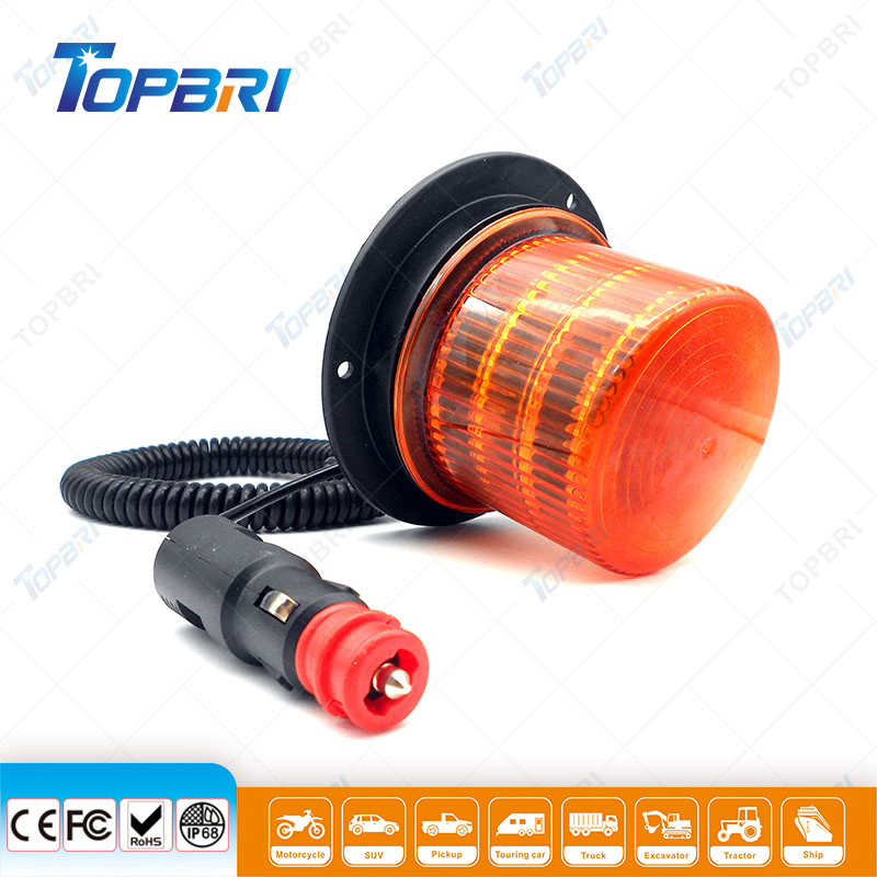 R65 Farol Estroboscópico LED 12V Iluminação de Advertência de Emergência para Veículos