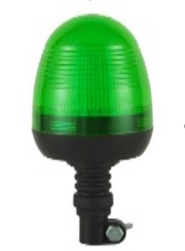 12V-24V Luz de Sinalização LED Âmbar de Emergência Estroboscópica para Caminhão Trator Empilhadeira Veículo Agrícola com Montagem Magnética em Tubo
