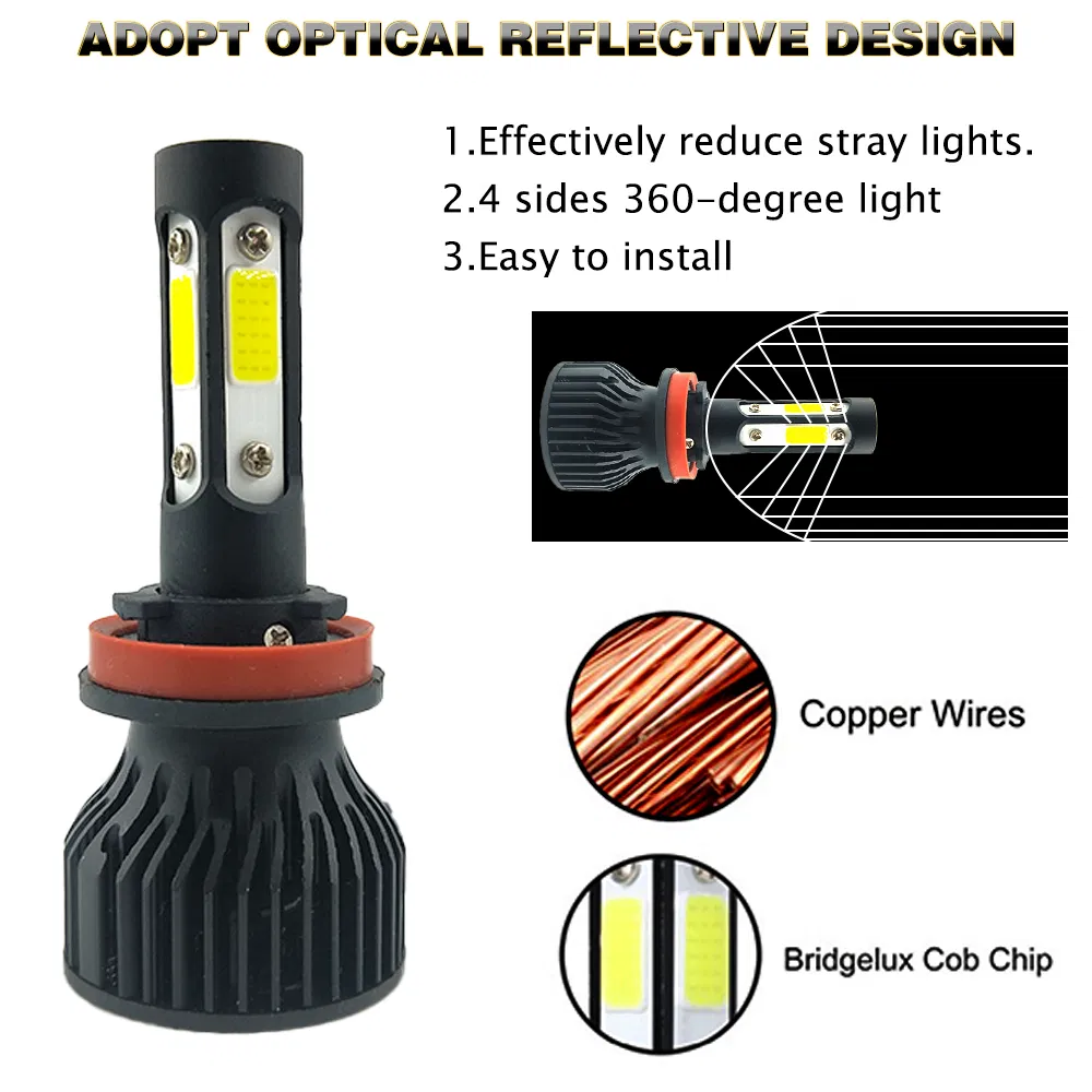 Luz Frontal LED V7 Detalhe 1