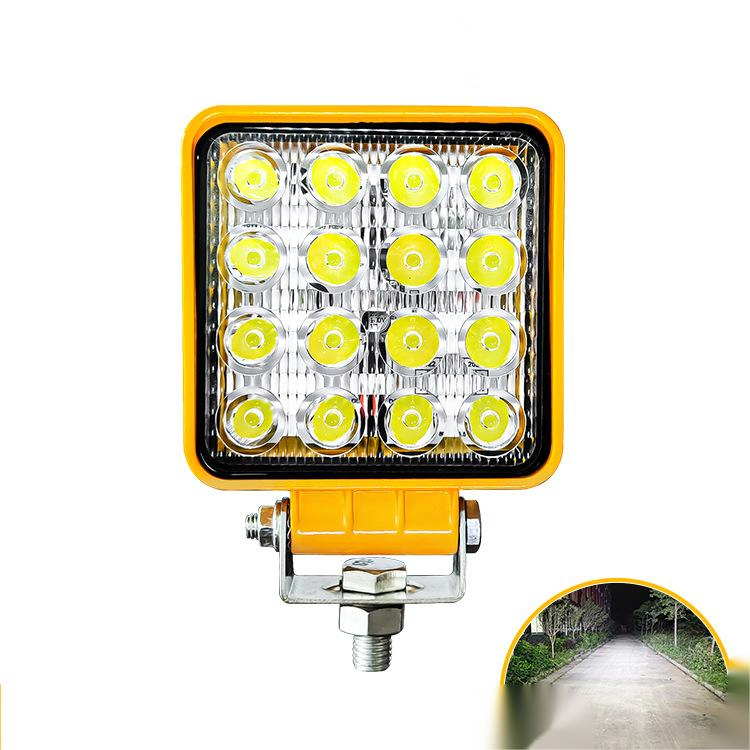 4 Polegada 48W Luzes de LED Quadradas Feixe de Ponto Feixe de Inundação Sistema de Iluminação Automotiva para Motocicletas Carro Caminhão UTV