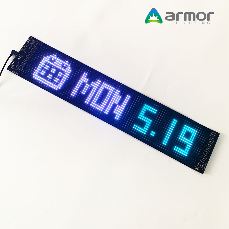 Painel de LED RGB Controlado por APP para DIY Display Publicitário