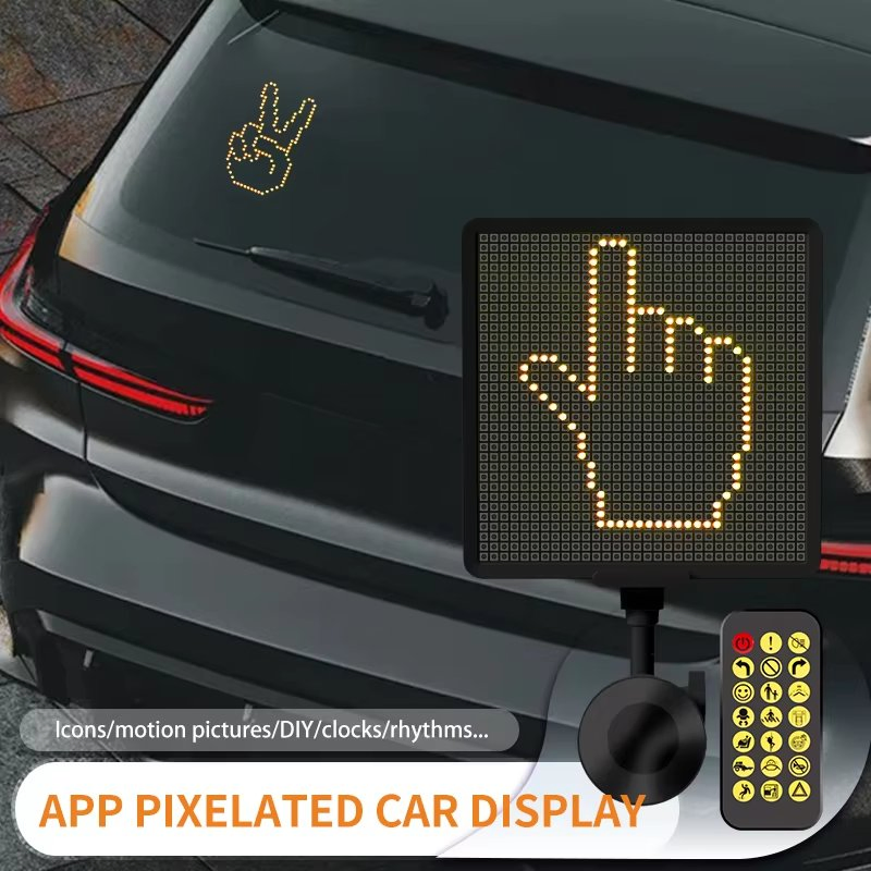 Tela de Matriz Digital Inteligente para Carro Decoração para Painel LED Inteligente