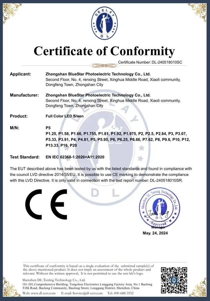 Certificação CE 1