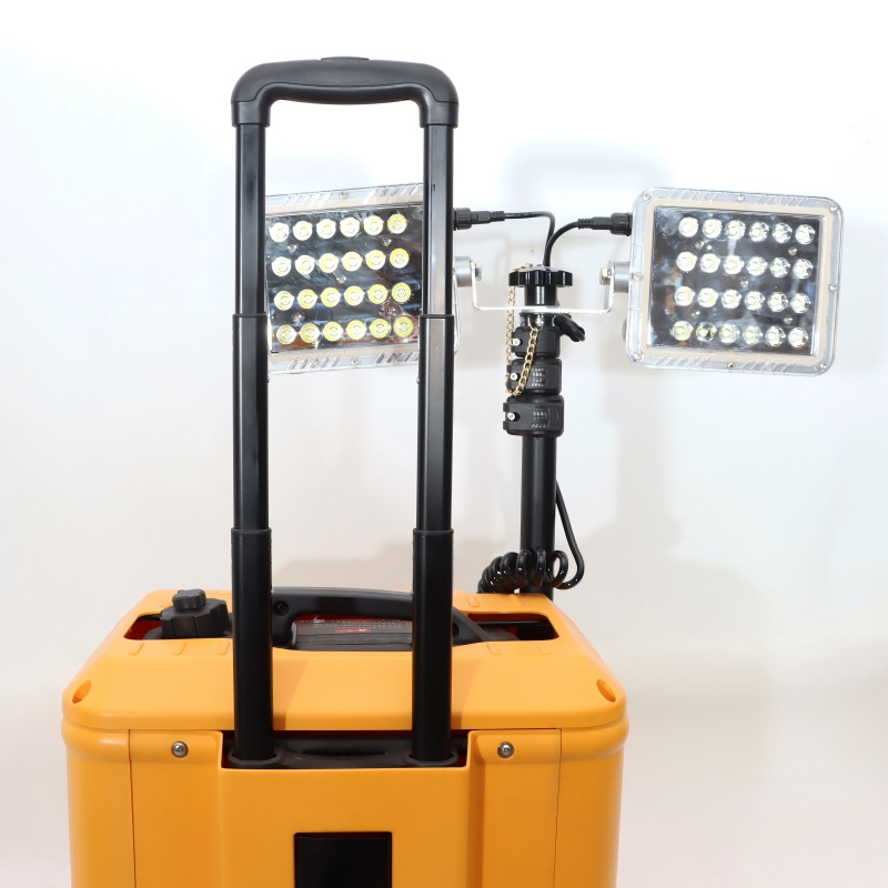 Conjunto de Gerador Móvel Portátil para Iluminação de Emergência em Veículos