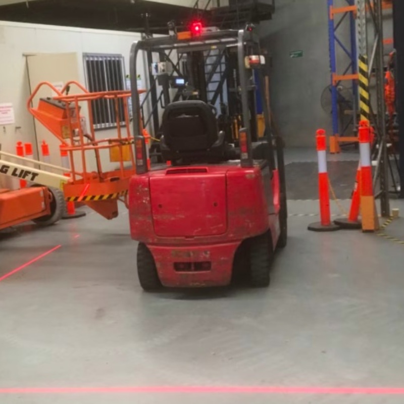 Luz de Marcação de Zona de Segurança com Linha Laser para Empilhadeira de Centro de Distribuição