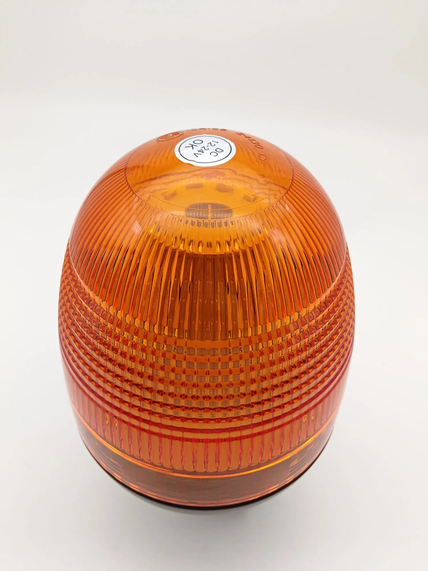 12V-24V Luz de Sinalização LED Âmbar de Emergência Estroboscópica para Caminhão Trator Empilhadeira Veículo Agrícola com Montagem Magnética em Tubo