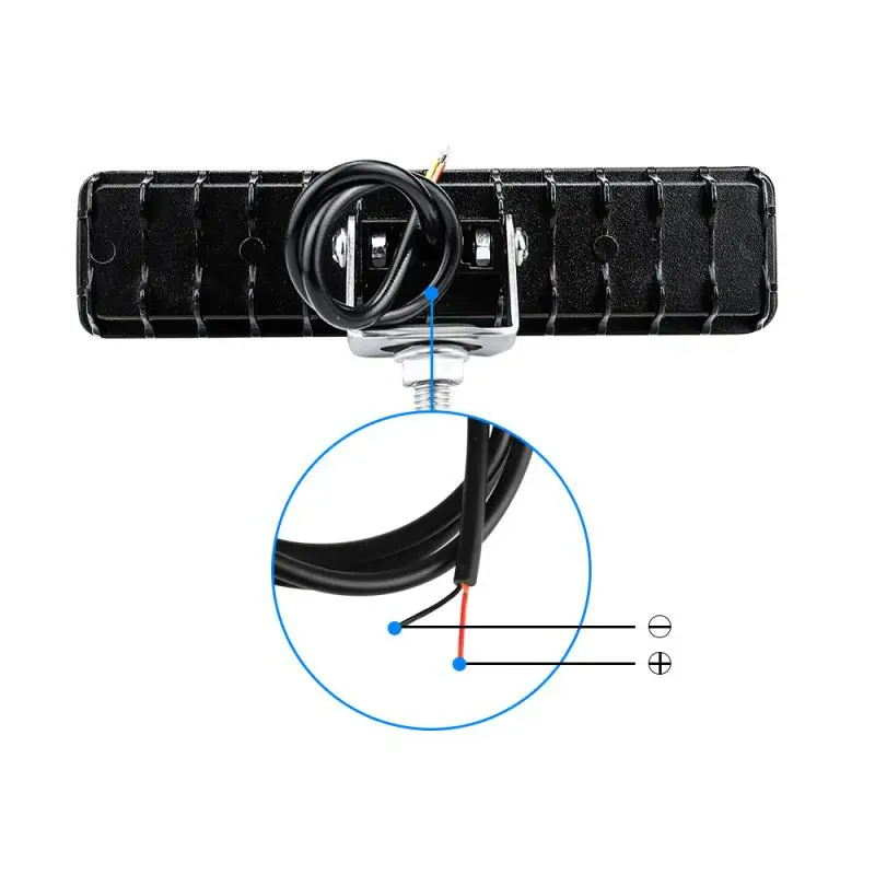 6inch 6LED Guia de Luz de Trabalho de Feixe de Inundação Barra de Luz de Névoa para Caminhão Trailer SUV ATV Sistema de Iluminação Offroad