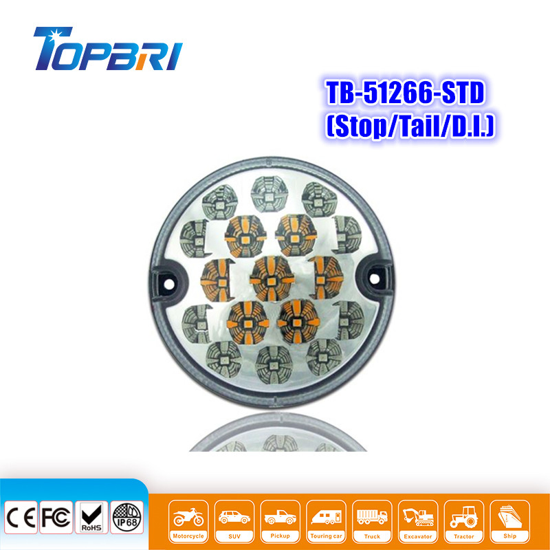 Lanterna Traseira de Indicador de Posição Frontal LED Automotiva Premium 10-30V para Segurança