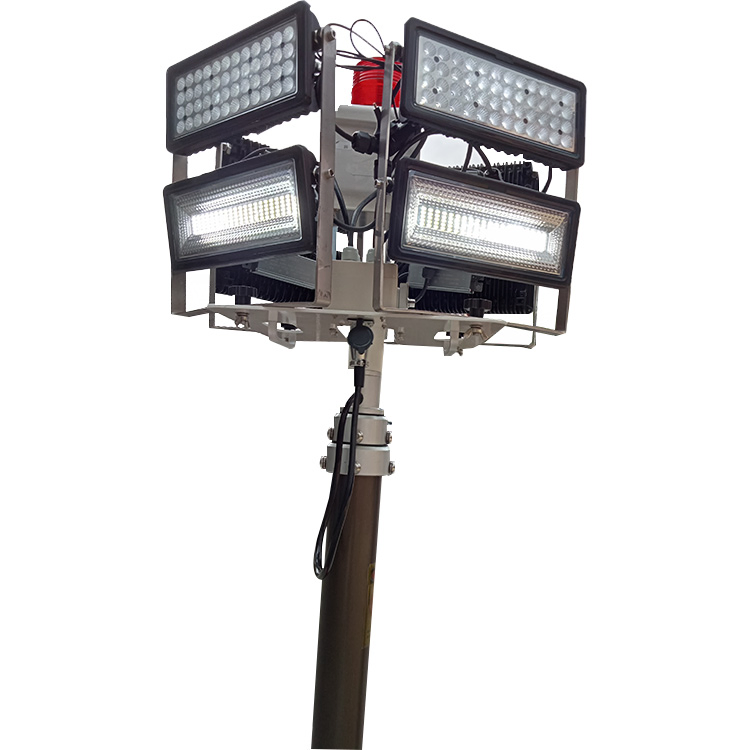 Veículo Móvel de Iluminação de Emergência com Sistema de Alarme e Recursos de Elevação