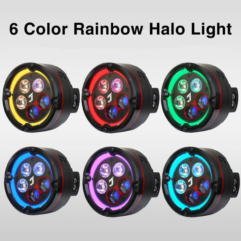 Sistema de Iluminação Auxiliar Super Brilhante para Aventura ao Ar Livre com Farol de Neblina LED para Motocicleta 180W Hon Da Ktm