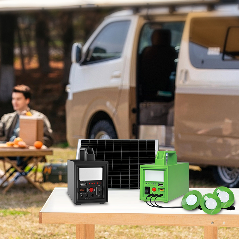 Sistema Completo de Energia Solar 60 Banco de Energia Solar Bateria de Lítio Solar Sistema de Iluminação Solar para Casa