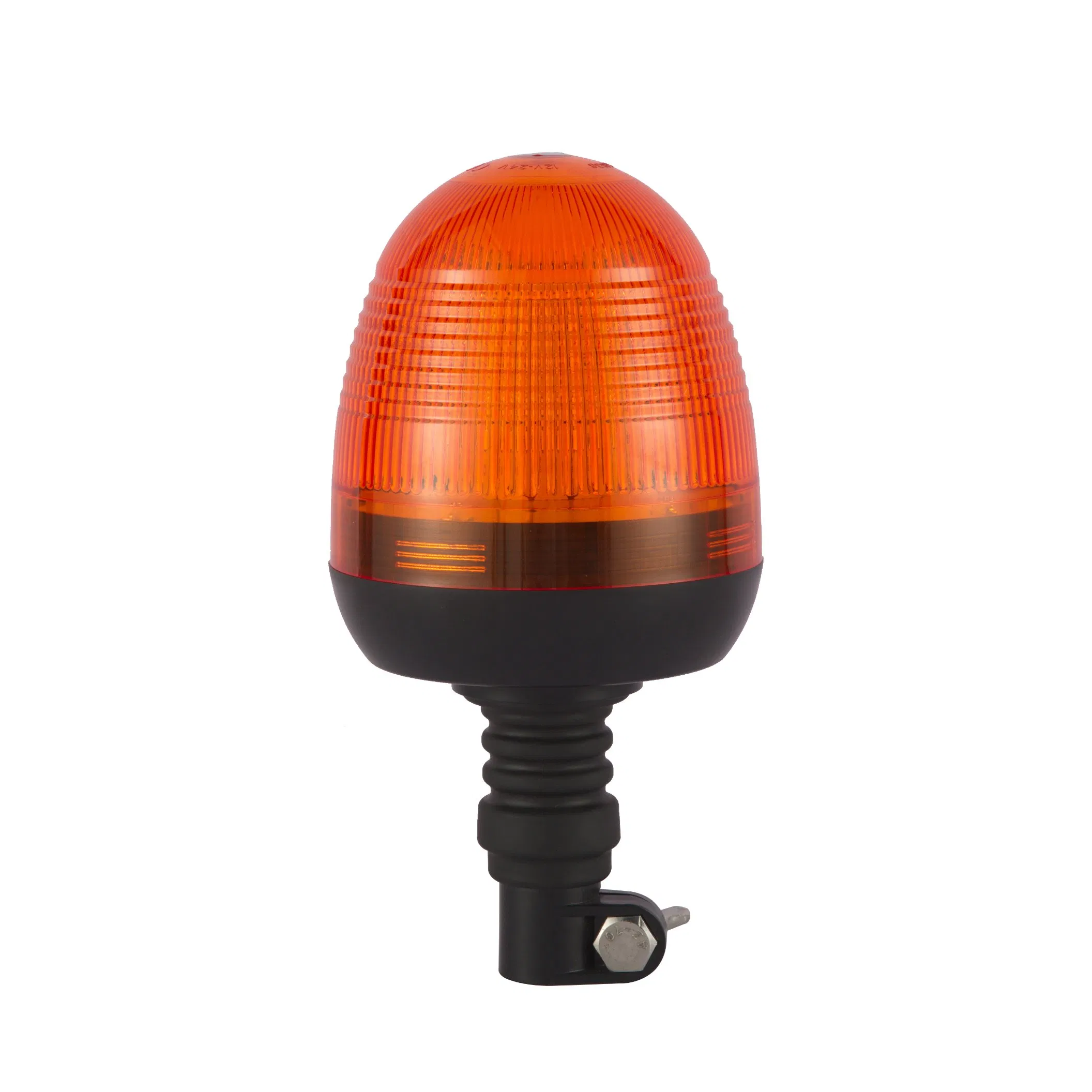 12V-24V Luz de Sinalização LED Âmbar de Emergência Estroboscópica para Caminhão Trator Empilhadeira Veículo Agrícola com Montagem Magnética em Tubo