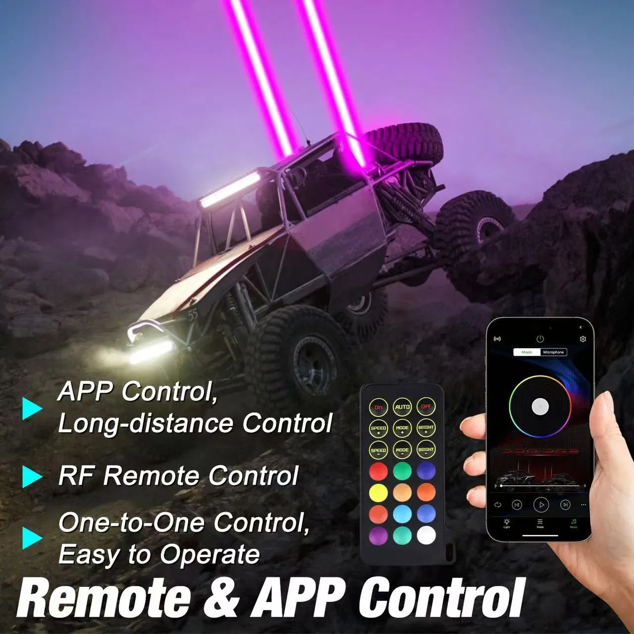 Lanterna LED a laser para caminhão pesado off-road, luz a laser para mineração