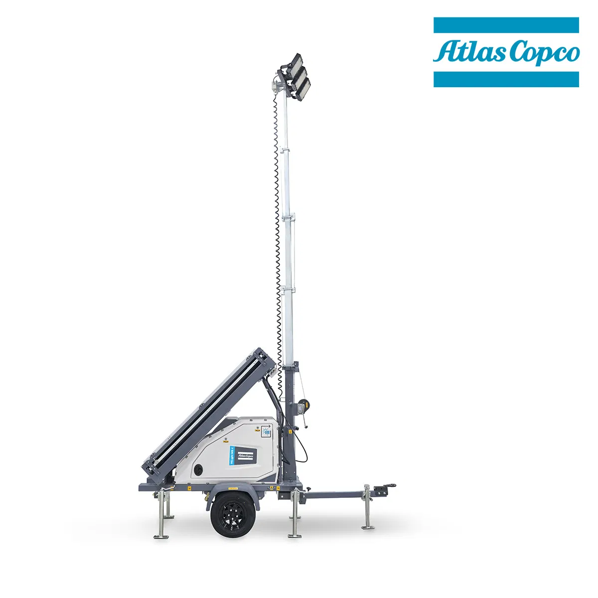 Iluminação de Emergência com Diodo Emissor de Luz Vertical Atlas Hilight PE 3 3m para Iluminação Externa