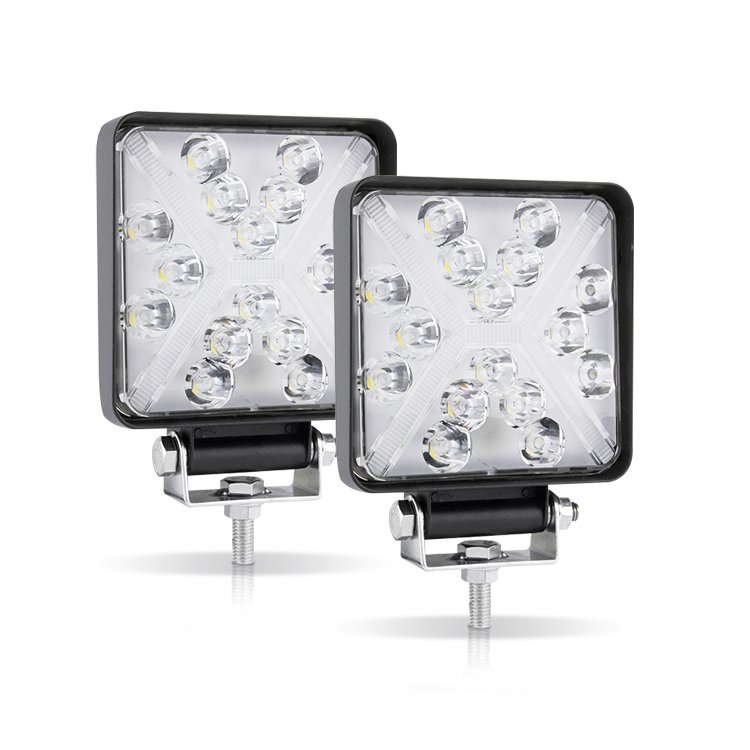 Luz de Trabalho LED Bkr 12V/24V 48W Luz LED Angel Eye para Off Road 4X4 Luz de Trabalho LED para Caminhão e Veículos Off-Road