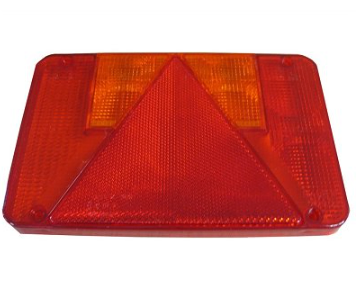 Luz de Sinalização Traseira LED Atacadista - Lâmpada Retangular para Veículo Comercial