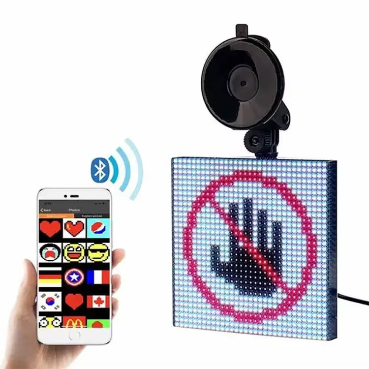 Tela de Matriz Digital Inteligente para Carro Decoração para Painel LED Inteligente