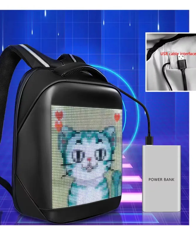 Mochila LED Exterior