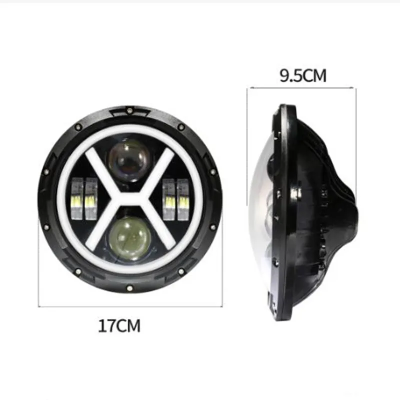 Moto Headlight Detail