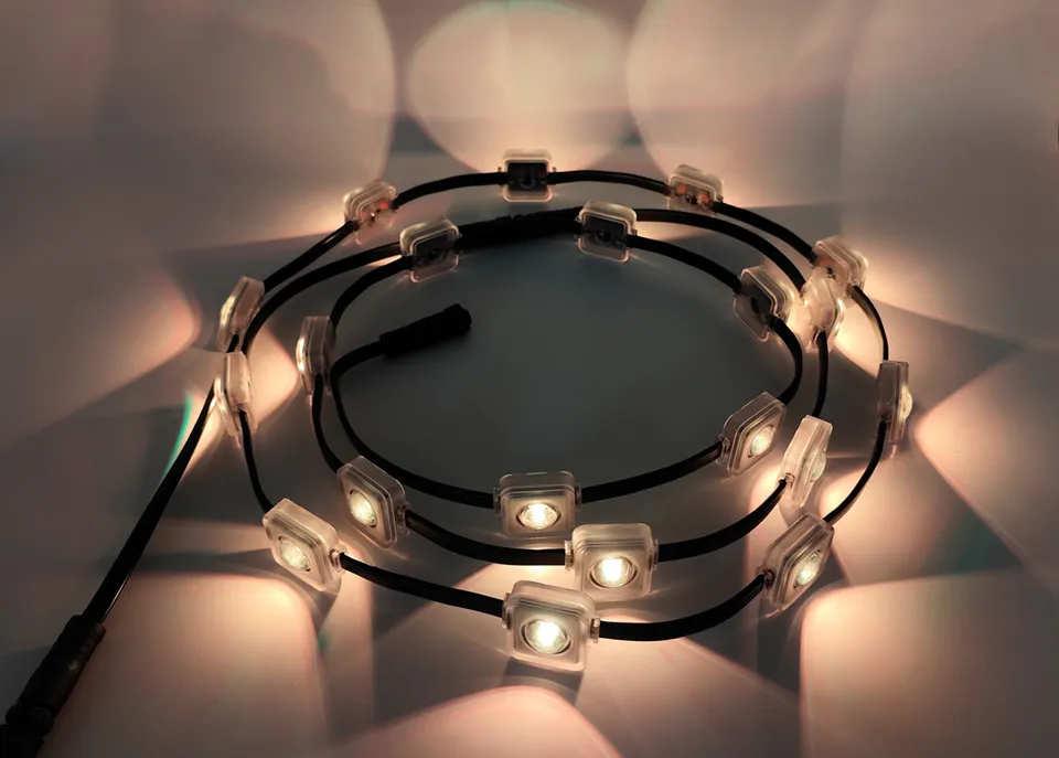 Detalhe do Módulo Pixel LED DMX
