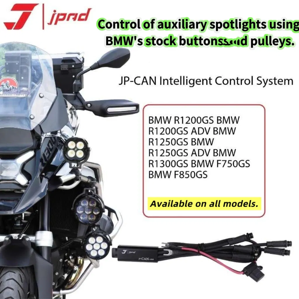 Sistema de Iluminação Inteligente para Motocicletas da BMW R12b00GS/1250GS Controle Original de Interruptor de Veículo Spotlight Ezcan