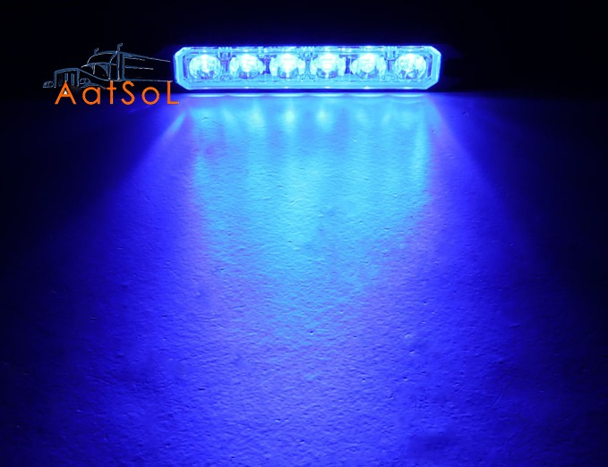 6000lm Barra Strobe Âmbar Branco DRL LED Luz de Trabalho Strobe para Caminhão Veículos de Engenharia Agrícola Mineração
