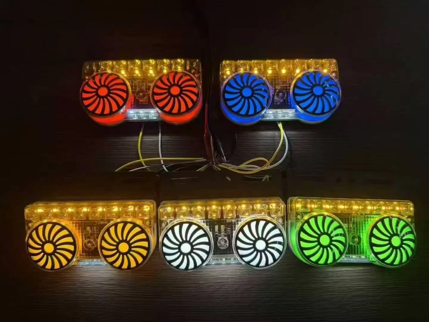 Iluminação 12V 24V para Caminhão Semi-Reboque, Van Utilitária, Barco, Trailer, Veículo Pesado, Lâmpada de Sinalização de Segurança